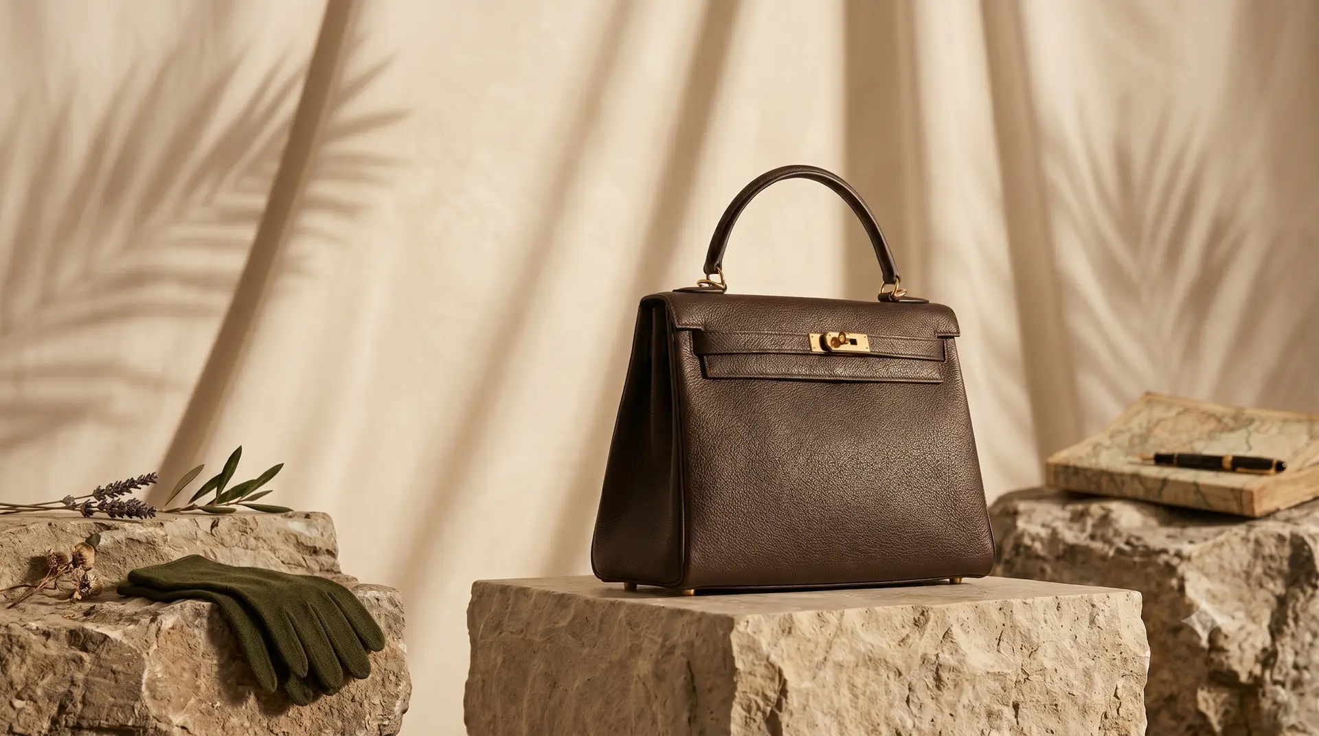 Cinematic luxury handbag